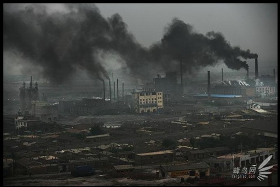Шокирующие фотографии: загрязнение в Китае