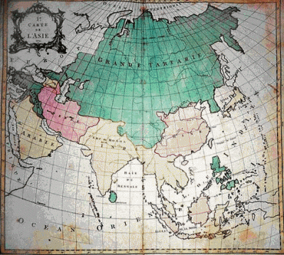 Ie. Carte de l&#039;Asie&quot;. Jean Palairet, 1754